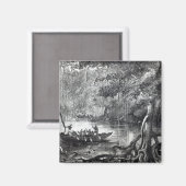Mangrove Forest' Magnet (Vorderseite/Rückseite)