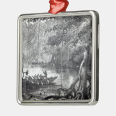 Mangrove Forest Silbernes Ornament (Links)