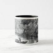 Mangrove Forest Zweifarbige Tasse (Mittel)