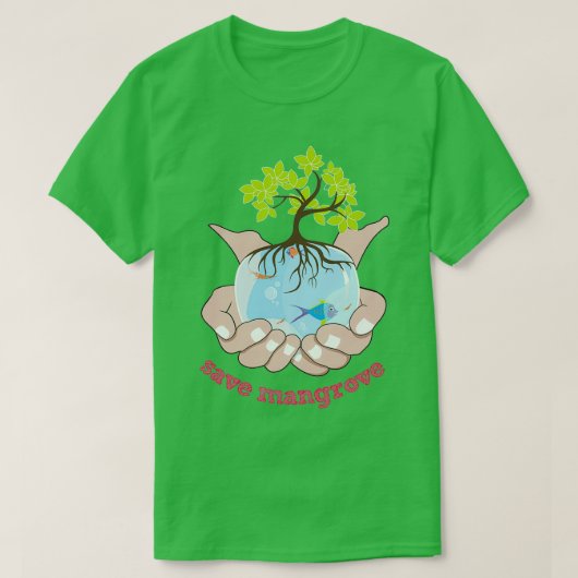Mangrove gerettet T-Shirt (Design vorne)