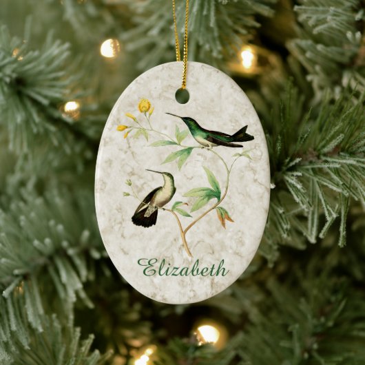 Mangrove Hummingbird Keramik Ornament (Baum)