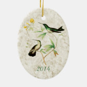 Mangrove Hummingbird Keramik Ornament (Hinten)