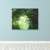 Mangrove Kayaking Leinwanddruck (Insitu (Holzboden))