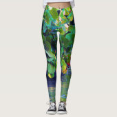 Mangrove Lagoon mit Sea Trauben Leggings (Vorderseite)
