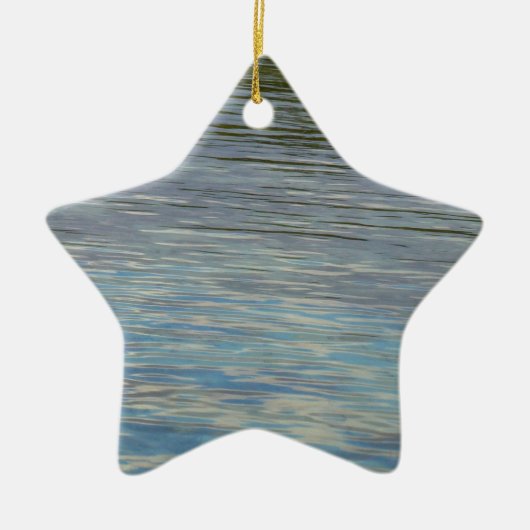 Mangrove Lagoon Water Caribbean Blue Keramik Ornament (Vorne)