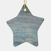 Mangrove Lagoon Water Caribbean Blue Keramik Ornament (Links)