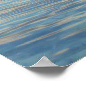 Mangrove Lagoon Water Caribbean Blue Poster (Ecke)