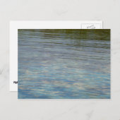 Mangrove Lagoon Water Caribbean Blue Postkarte (Vorne/Hinten)