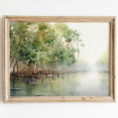 Mangrove Marvel: Wasserfarbe der lebendigen Mangro Poster