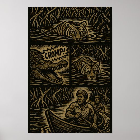 Mangrove Predator Comic Poster (Vorne)