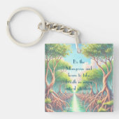 Mangrove & Quote Schlüsselanhänger (Vorderseite)