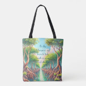 Mangrove & Quote Tasche (Rückseite)