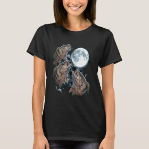 Mangrove Schnapper Heulender Mond Lustiger Schnapp T-Shirt