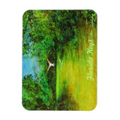 Mangrove Spoonbill Premium Magnet (Vertikal)