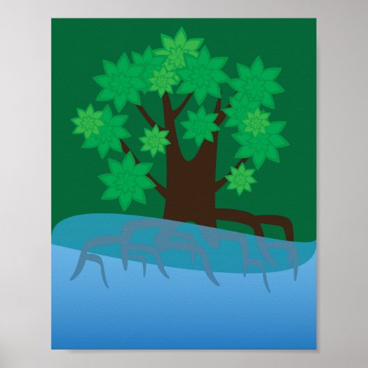 Mangroven poster (Vorne)