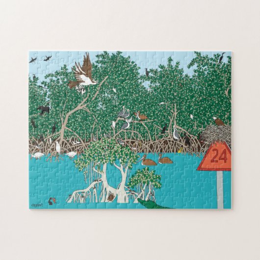 Mangroven-Puzzle Puzzle (Horizontal)