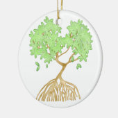 Mangrovenbaum Keramik Ornament (Links)