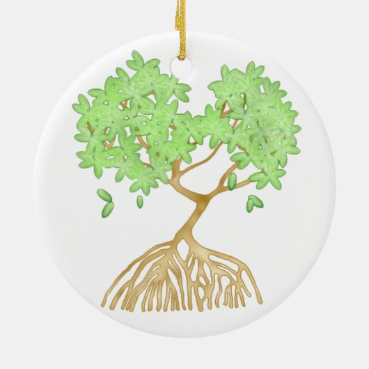 Mangrovenbaum Keramik Ornament (Hinten)
