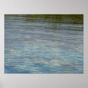 Mangrovenlagune Wasser Karibikblau Poster