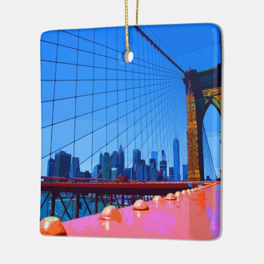 Manhattan 3000 keramikornament (Links)