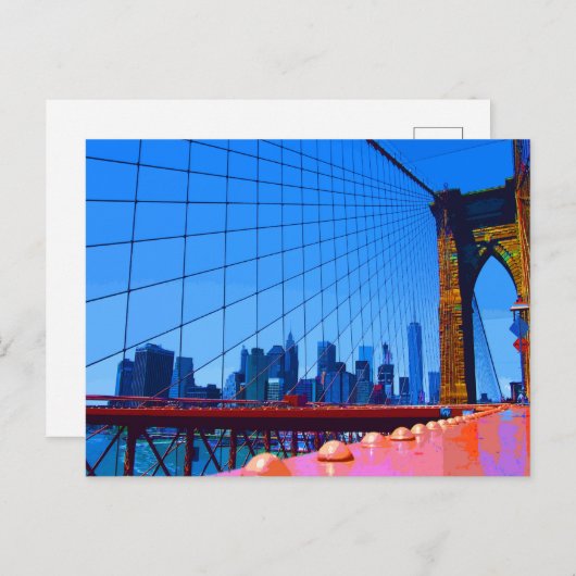 Manhattan 3000 postkarte (Vorne/Hinten)