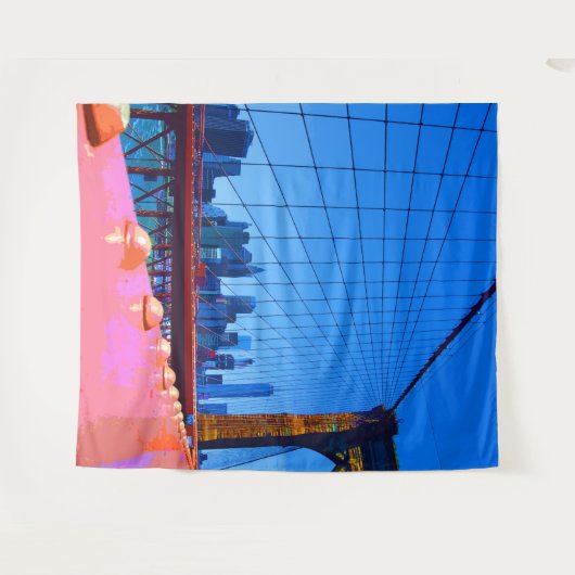 Manhattan 3000 wandteppich (Vorderseite (Horizontal))