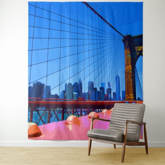 Manhattan 3000 wandteppich (Beispiel)