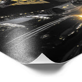 Manhattan Abend Fotodruck (Ecke)