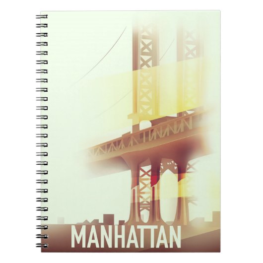 Manhattan Abend Notizblock (Vorderseite)