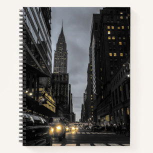 Manhattan Abend Notizblock