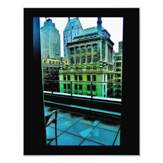 Manhattan Apartment View Fotodruck (Vorne)