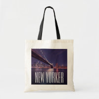 Manhattan at Night, Brooklyn Bridge, East River