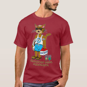 Manhattan Beach CA Funny Cat Life Guard und Mäuse T-Shirt