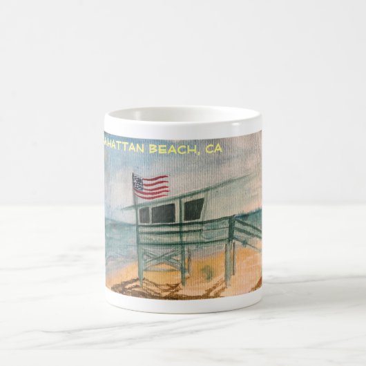 Manhattan Beach, CA Tasse Kaffee/Tee (Mittel)