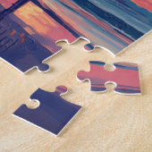 Manhattan Beach California Los Angeles Retro Puzzle (Seite)