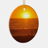 Manhattan Beach Keramik Ornament (Rechts)