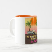 Manhattan Beach Los Angeles Zweifarbige Tasse (Vorderseite Links)