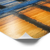 Manhattan Beach Pier Foto Print (Ecke)