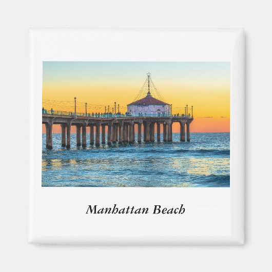Manhattan Beach Pier Magnet (Vorne)