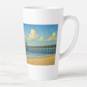 Manhattan Beach Pier mit Rotem Dach Milchtasse (Rechts)