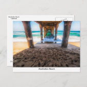Manhattan Beach Pier Post Card Postkarte (Vorne/Hinten)