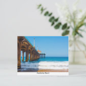 Manhattan Beach Pier Postcard Postkarte (Stehend Vorderseite)