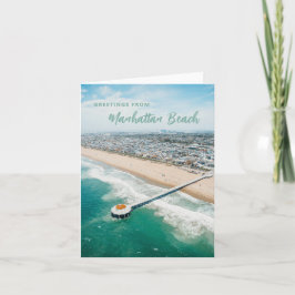Manhattan Beach Postcard Personalisierter Empfang Karte