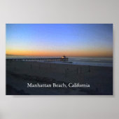 Manhattan Beach Sunrise Poster (Vorne)