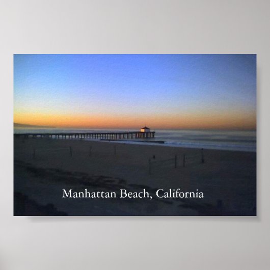 Manhattan Beach Sunrise Poster (Vorne)