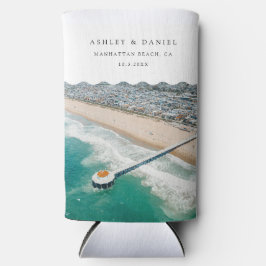 Manhattan Beach Wedding Favor Selters Dosenkühler