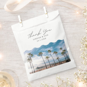 Manhattan Beach Wedding Gefallen Vielen Dank Foto Geschenktütchen