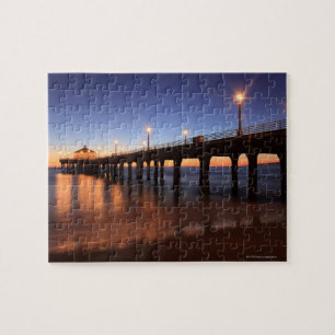Manhattan- Beachpier am Sonnenuntergang, Puzzle