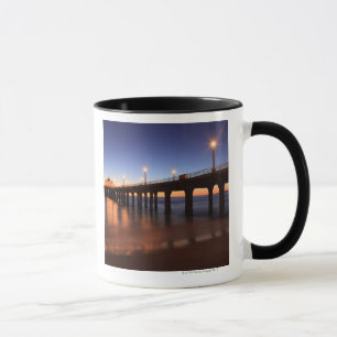 Manhattan- Beachpier am Sonnenuntergang, Tasse