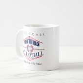 Manhattan- BeachVolleyball-Geschenk Kaffeetasse (Vorderseite Links)
